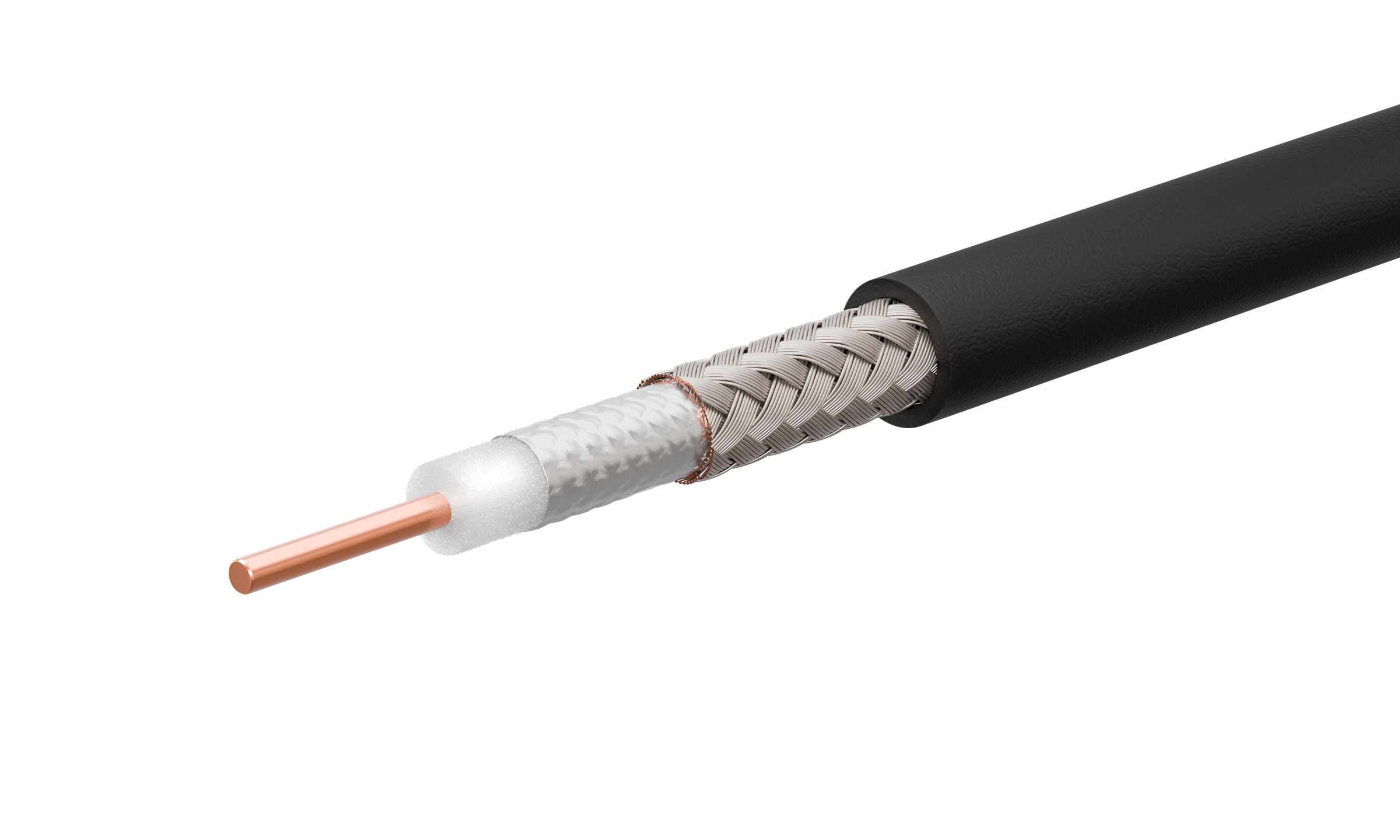 Low-loss, 50 Ohm, 6 GHz, 85°C, ø6.17 mm, LSFH jacket