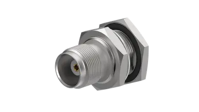 COAXIAL CONNECTOR, TNC, 50 Ohm, Straight bulkhead cable jack (female)