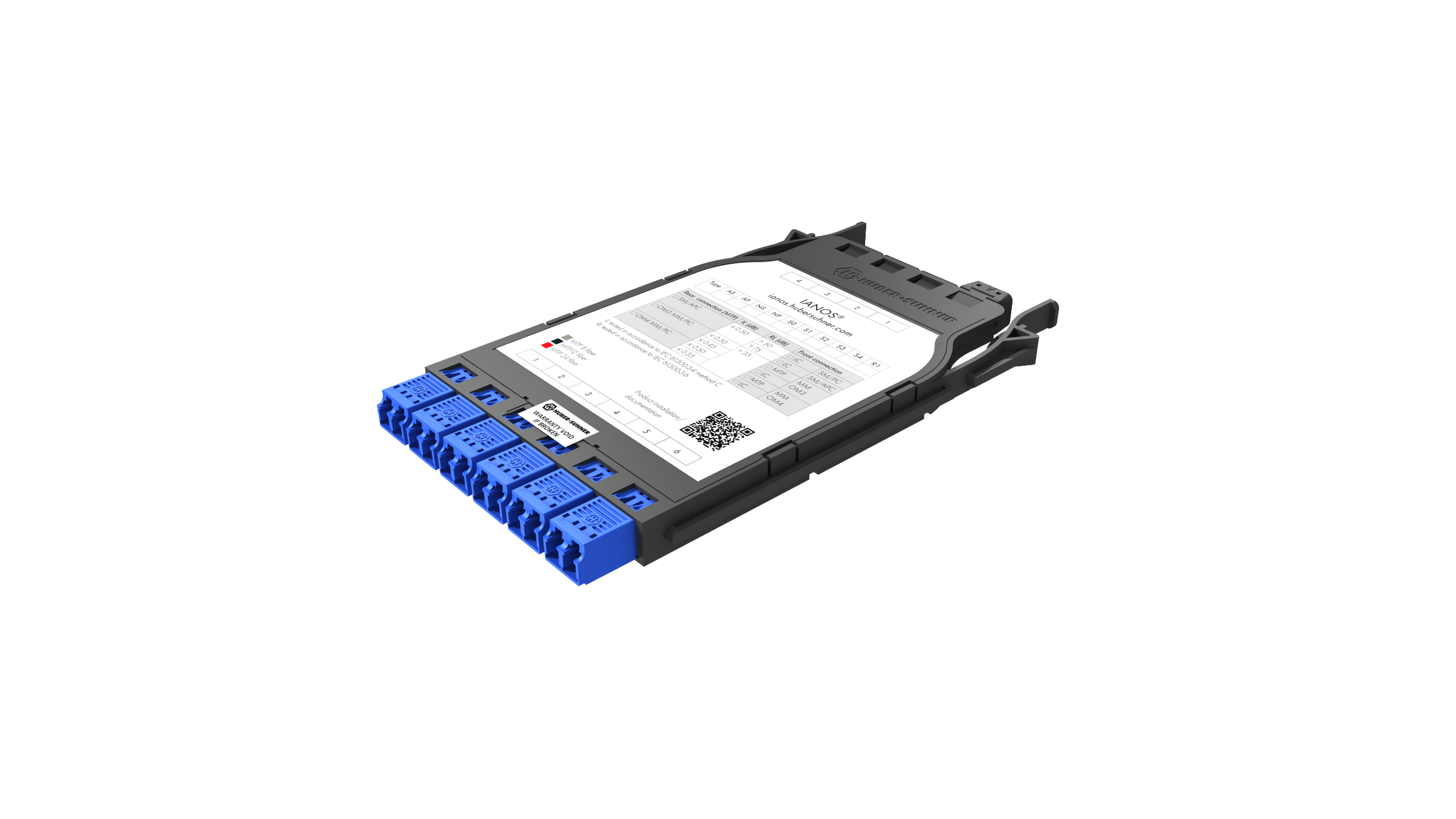 IANOS transition module, 6xSM, LCD, UPC, 1xMTP12, NS