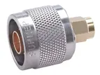 COAXIAL ADAPTER, N - SMA, 50 Ohm, plug / plug (male / male)