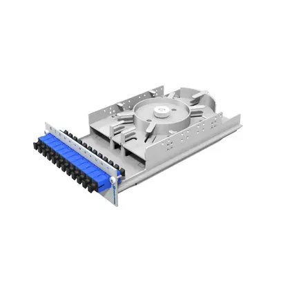 MCM module, 12xSM, SC UPC, simplex adapter, ISO