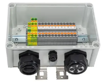 PTTA Box for 6 RRH, power distribution