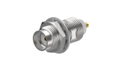 COAXIAL CONNECTOR, SMA, 50 Ohm, Straight bulkhead receptacle, jack (female)