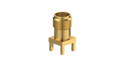 COAXIAL CONNECTOR, SMA, 50 Ohm, Straight PCB jack (female)