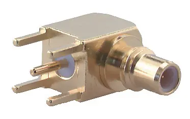 COAXIAL CONNECTOR, SMC, 50 Ohm, Right angle PCB jack (female)