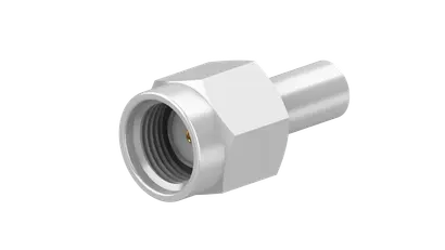 COAXIAL CONNECTOR, SMA-reverse, 50 Ohm, Straight cable plug (male)