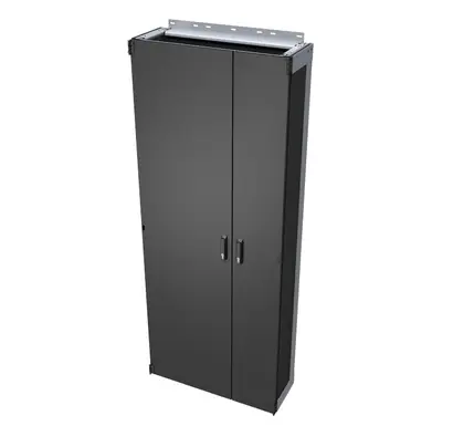 CDR 900, 42U,solid doors l/r, standard, black