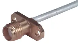 COAXIAL CONNECTOR, SMA, 50 Ohm, Straight panel cable jack (female), flange mount