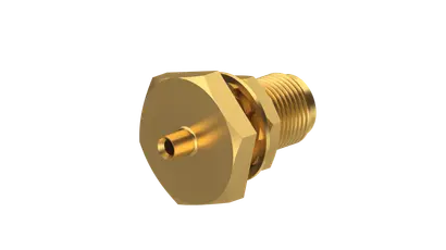 COAXIAL CONNECTOR, SMA, 50 Ohm, Straight bulkhead cable jack (female)
