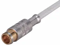 COAXIAL CONNECTOR, MCX, 75 Ohm, Straight bulkhead cable jack (female)