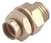 COAXIAL ADAPTER, MMCX, 50 Ohm, Bulkhead, jack / jack (female / female)