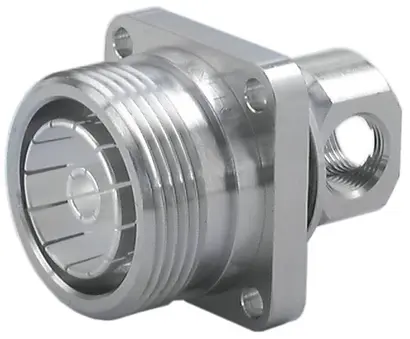 COAXIAL CONNECTOR, 7/16, 50 Ohm, Straight panel cable jack (female), flange mount