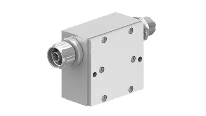 COAXIAL SURGE PROTECTOR DEVICE, Fine protectors hybrid technology, box design, bypass voltage 15 V, DC current 3 A