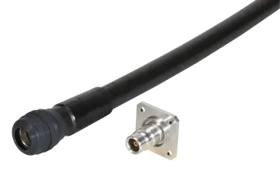 COAXIAL CONNECTOR, QN, 50 Ohm, Straight cable plug (male)