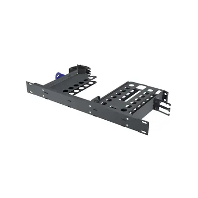 LISA Chassis links, 1U, Schwarz