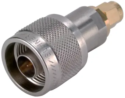 COAXIAL ADAPTER, N-precision - SMA, 50 Ohm, plug / plug (male / male)