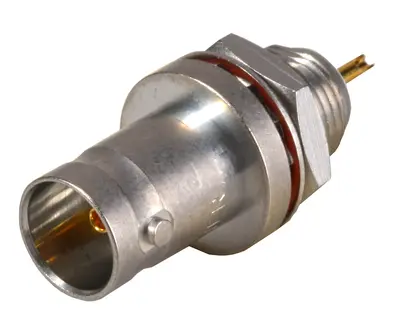 COAXIAL CONNECTOR, BNC, 50 Ohm, Straight bulkhead receptacle, jack (female)