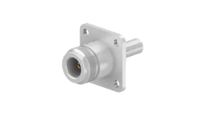 COAXIAL CONNECTOR, N, 50 Ohm, Straight panel cable jack (female), flange mount