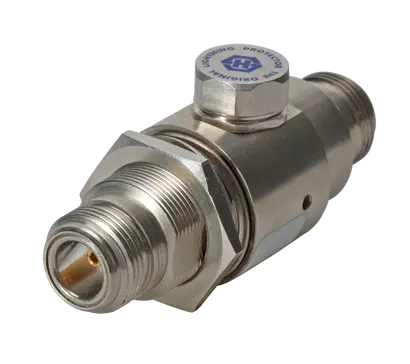 COAXIAL SURGE PROTECTOR DEVICE, GDT technology up to 1.0 GHz, with GDT 470 V