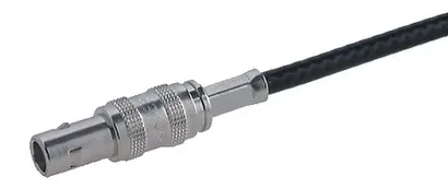 COAXIAL CONNECTOR, QLA-01, 50 Ohm, Straight cable plug (male)