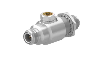 COAXIAL SURGE PROTECTOR DEVICE, GDT technology up to 2.5 GHz, with SEMPER GDT 230 V