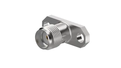 COAXIAL CONNECTOR, SMA, 50 Ohm, Straight panel receptacle, jack (female), flange mount