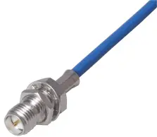 COAXIAL CONNECTOR, SMA-reverse, 50 Ohm, Straight bulkhead cable jack (female)