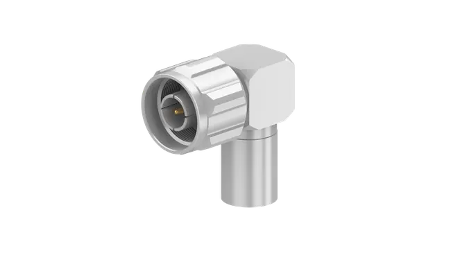 COAXIAL CONNECTOR, N, 50 Ohm, Right angle cabl - HUBER+SUHNER