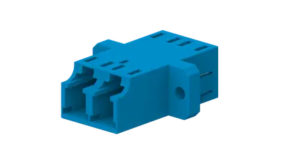LC Adapter, 2-Loch Flansch, Duplex