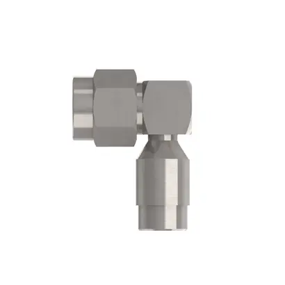 COAXIAL CONNECTOR, SMA-26.5GHz, 50 Ohm, Right angle cable plug (male)