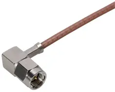 COAXIAL CONNECTOR, SMA, 50 Ohm, Right angle cable plug (male)