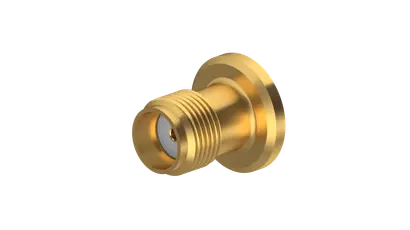 COAXIAL CONNECTOR, SMA, 50 Ohm, Straight bulkhead receptacle, jack (female)