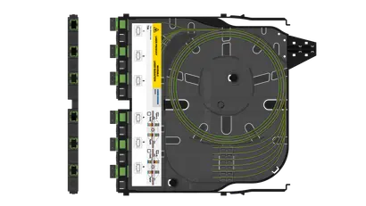 IANOS double Ribbon splice module, 6xMTP 12 APC, G.657.A2, NS / TIA, HS inkl
