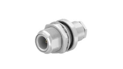 COAXIAL CONNECTOR, N, 75 Ohm, Straight bulkhead cable jack (female)