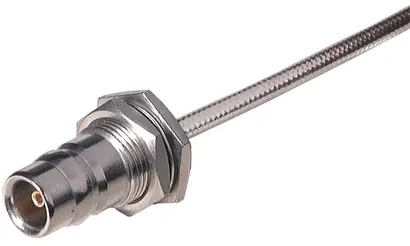 COAXIAL CONNECTOR, QN, 50 Ohm, Straight bulkhead cable jack (female)