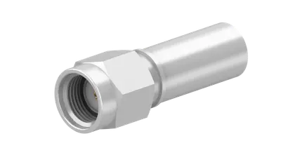 COAXIAL CONNECTOR, SMA-reverse, 50 Ohm, Straight cable plug (male)