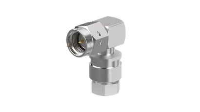 COAXIAL CONNECTOR, SMA, 50 Ohm, Right angle cable plug (male)