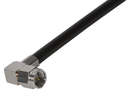 COAXIAL CONNECTOR, SMA, 50 Ohm, Right angle cable plug (male)