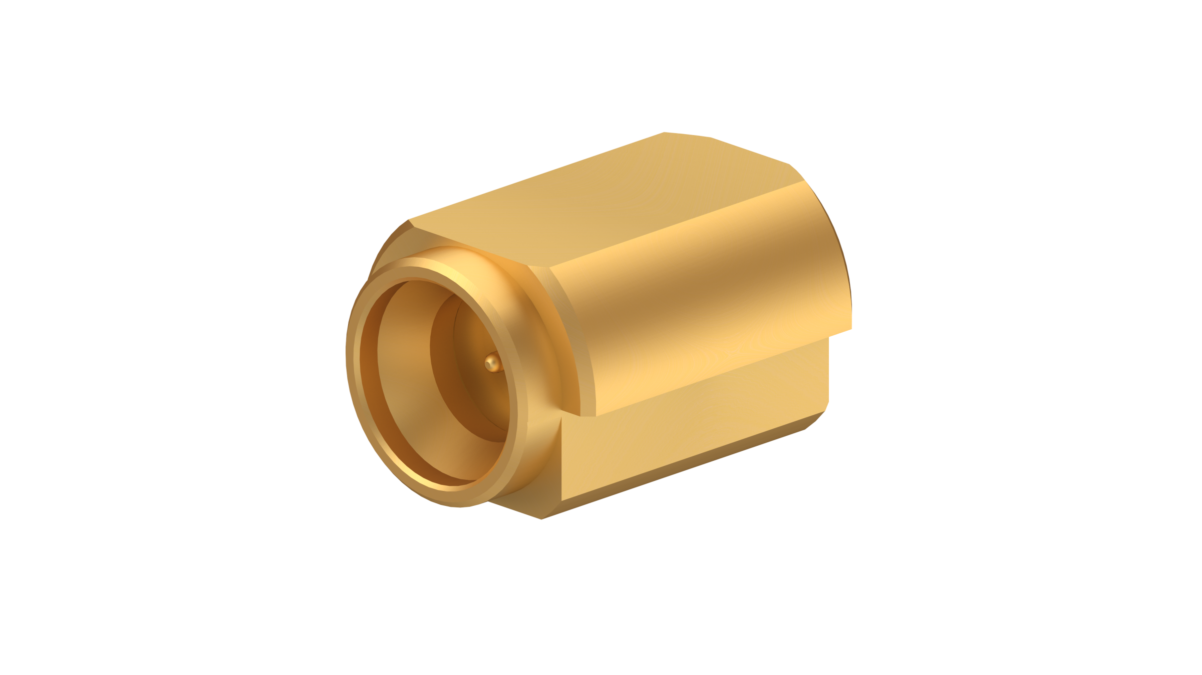 COAXIAL CONNECTOR, SMPM, 50 Ohm, Edge mount PCB plug (male), full detent