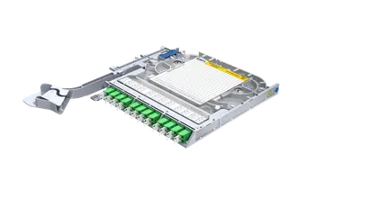 LISA splice cassette RIGHT, 12xSM G.652.D, FC UPC, TIA