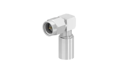 COAXIAL CONNECTOR, SMA, 50 Ohm, Right angle cable plug (male)