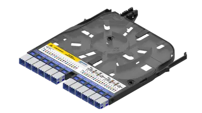 IANOS double Ribbon splice module, 12x SN 6CH UPC, NS /TIA, HS inkl