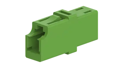 LC adapter, w/o flange, simplex