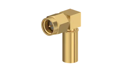 COAXIAL CONNECTOR, SMA, 50 Ohm, Right angle cable plug (male)
