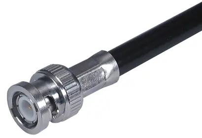 COAXIAL CONNECTOR, BNC, 50 Ohm, Straight cable plug (male)