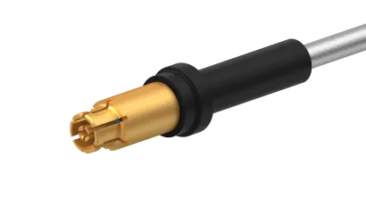 COAXIAL CONNECTOR, SMPM, 50 Ohm, Straight cable jack (female)