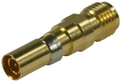 COAXIAL ADAPTER, 1.0/2.3 - SMA, 50 Ohm, plug / jack (male / female)