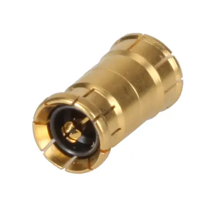 COAXIAL ADAPTER, MBX, 50 Ohm, plug / plug (male / male)