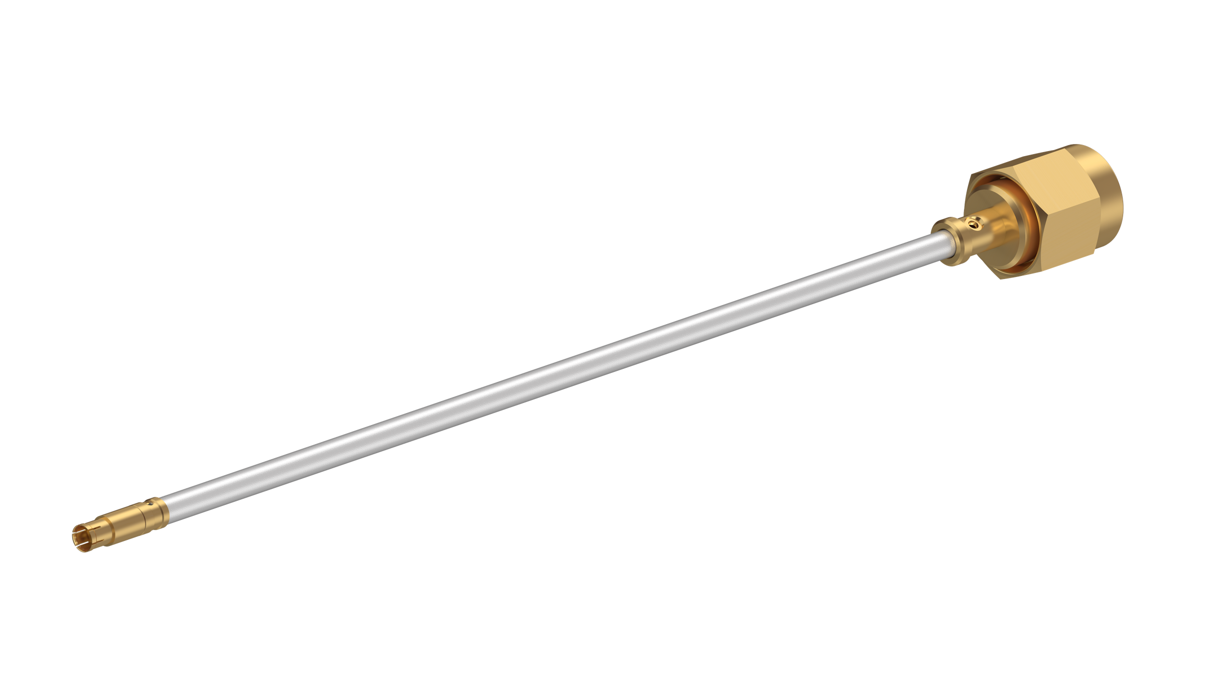 MF5302-29447J-11SK-6, VITA 67.3 NanoRF (female), SK (male), 50 Ohm, 40 GHz, 6 in, 152.4 mm