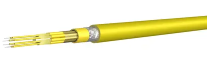 8 Fasern E9/125 gelber Mantel